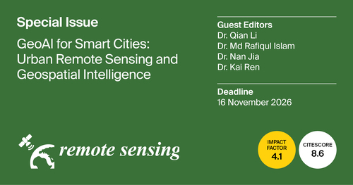 Remote Sensing special issue call for papers